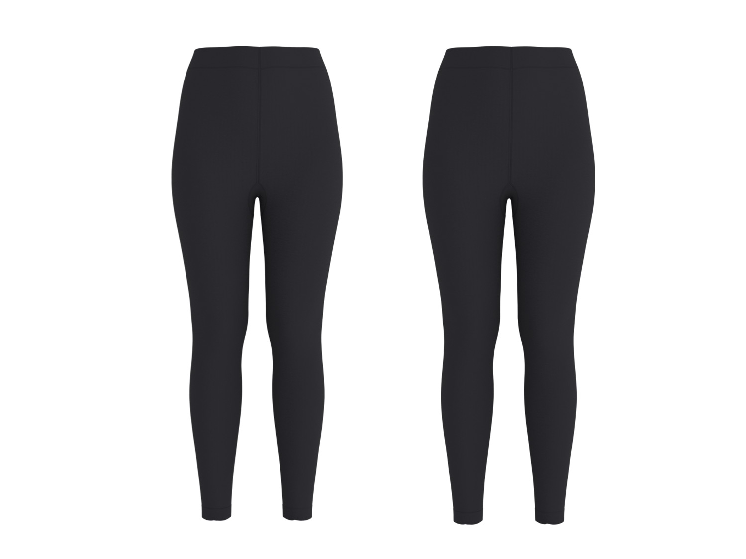 LUPILU Kinder Meisjes Thermolegging/Maillot (Legging, Zwart, 110/116)