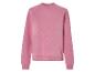 Een roze sweatshirt met lange mouwen.