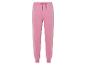 Roze joggingbroek met trekkoord.