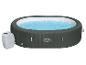 Donkergrijze Lay-Z-Spa Mauritius opblaasbare jacuzzi met verwarming.
