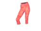 Dames sportlegging met oranje stippenpatroon