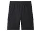 Zwarte heren cargo shorts met elastische tailleband