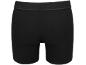 Zwarte herenboxershort met een groene lijn op de tailleband.