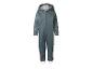 Waterdicht kinderoveral met capuchon en reflecterende details, grijs