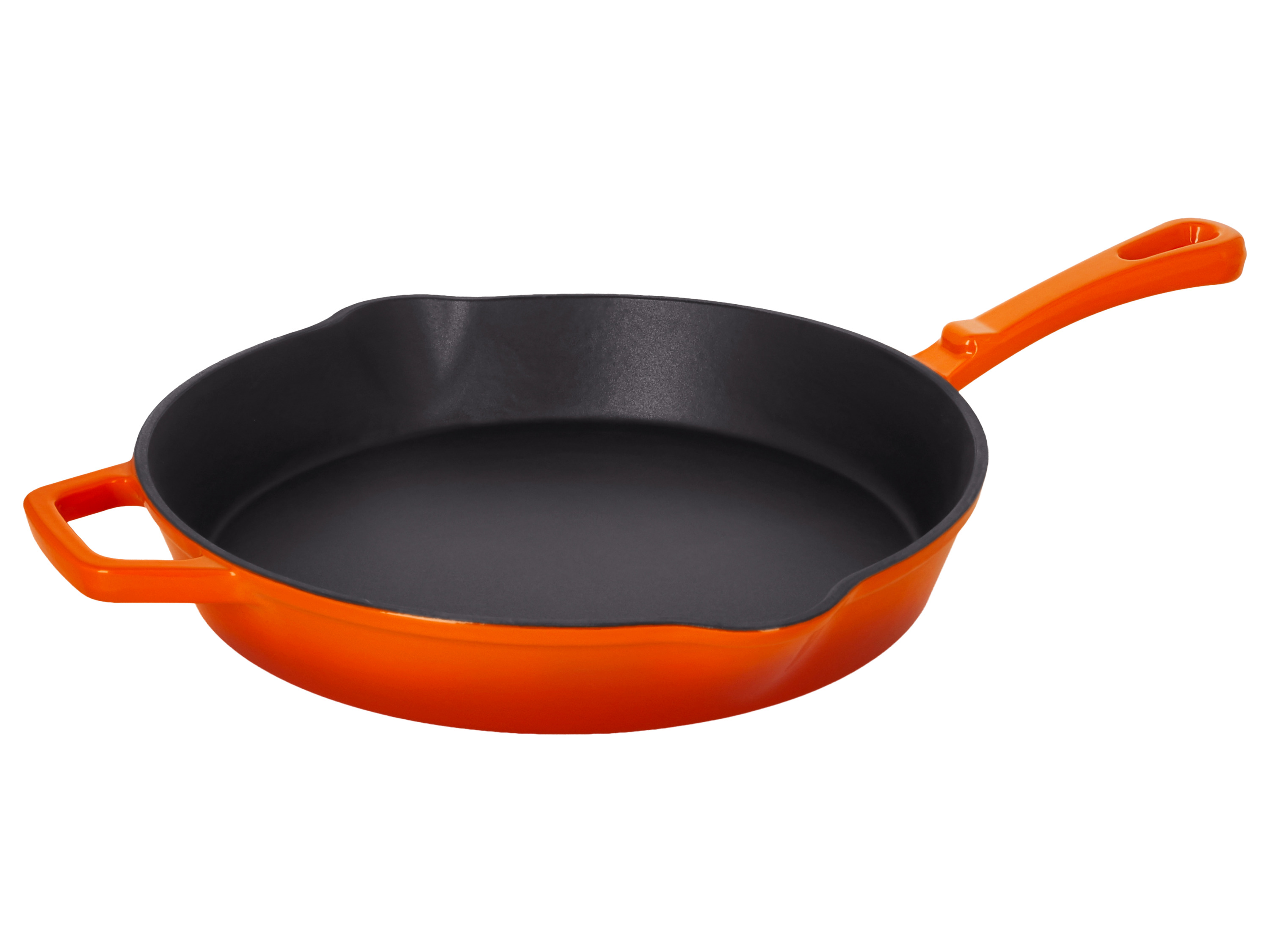 SILVERCREST Gietijzeren pan, Ø30 cm (oranje)