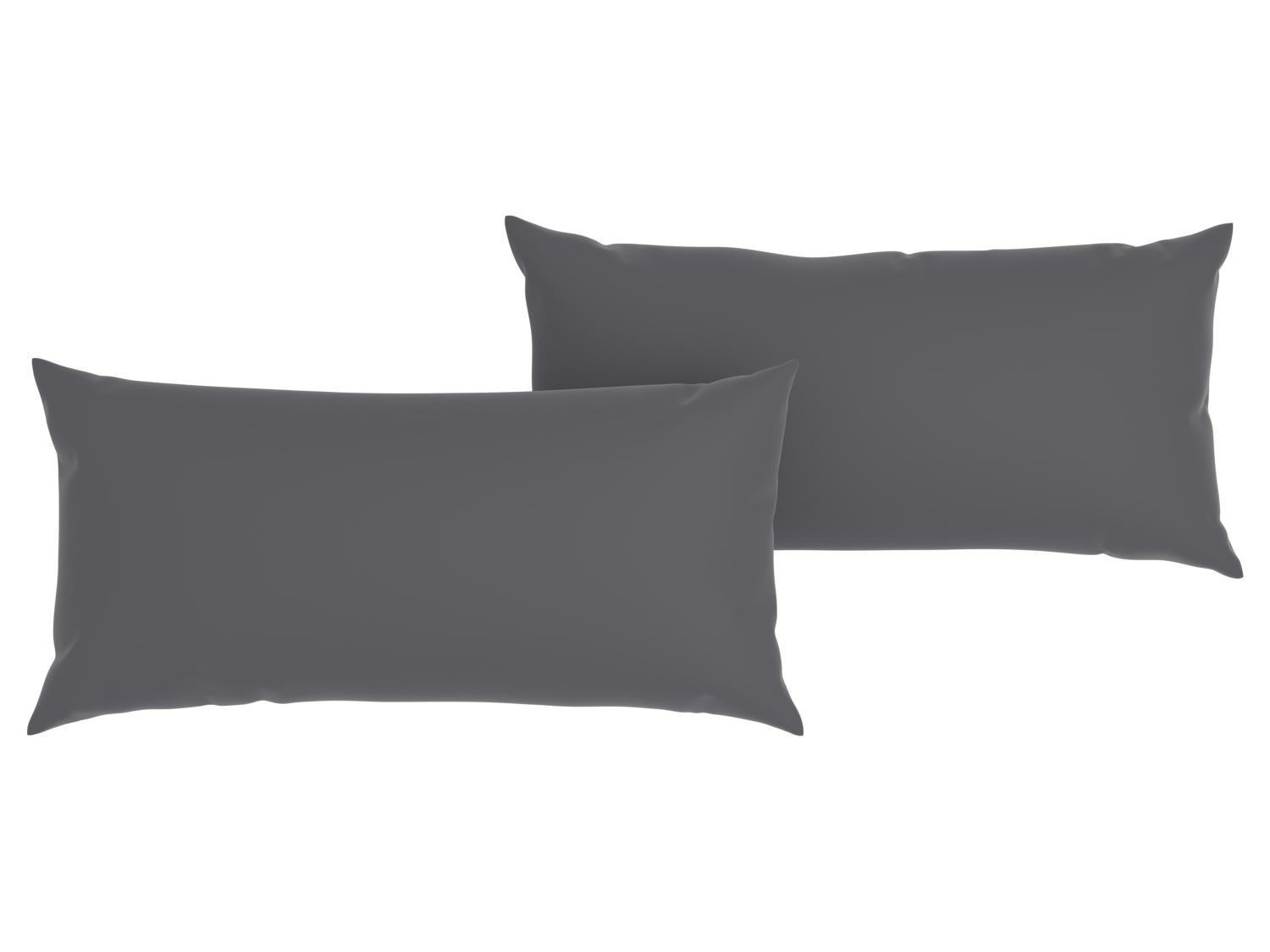 Blumtal Mousseline Kussenslopen 80x80 cm Set van 2 – 100% Katoen, OEKO-TEX Gecertificeerd, Extra Zacht, Ademend en Wasbaar op 40 °C, Blauw