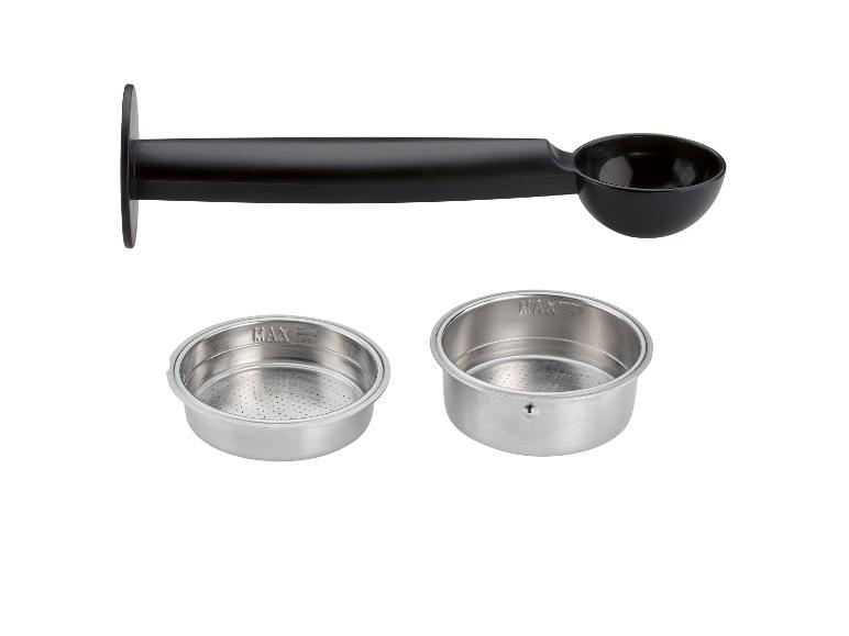 Koffielepel, roestvrijstalen koffiefilters.