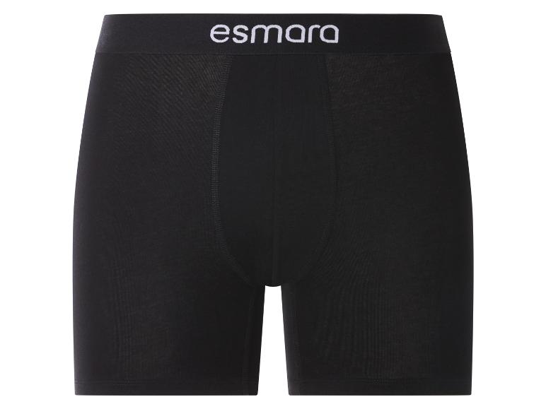 Zwarte Esmara boxershort met wit logo op de tailleband