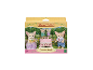 Sylvanian Families Fennec Fox familie speelset met vier figuren en een kinderwagen.