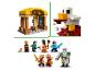 LEGO Minecraft set met een bouwwerk, een eierleggende kip en minifiguren