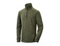 Een groene Parka half-zip trui voor heren.