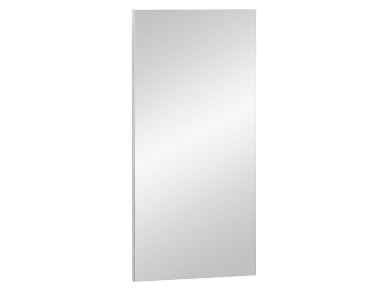 Een grote, rechthoekige spiegel