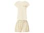 Crèmekleurige pyjamaset met 'Sea la vie' tekst en shorts met schelpenprint.