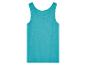 Turquoise tanktop voor kinderen.