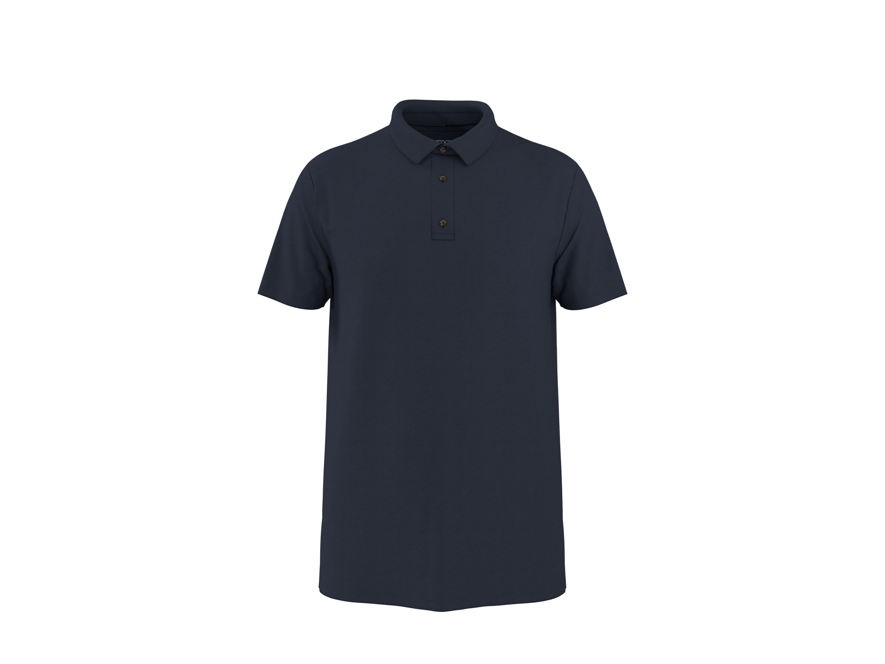 esmara Men Heren polo met linnen (Marineblauw, XL)