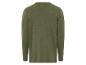 Een donkergroen langarm T-shirt voor heren.