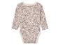 Baby body met bloemenprint.