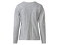 Grijze longsleeve t-shirt met ronde hals.