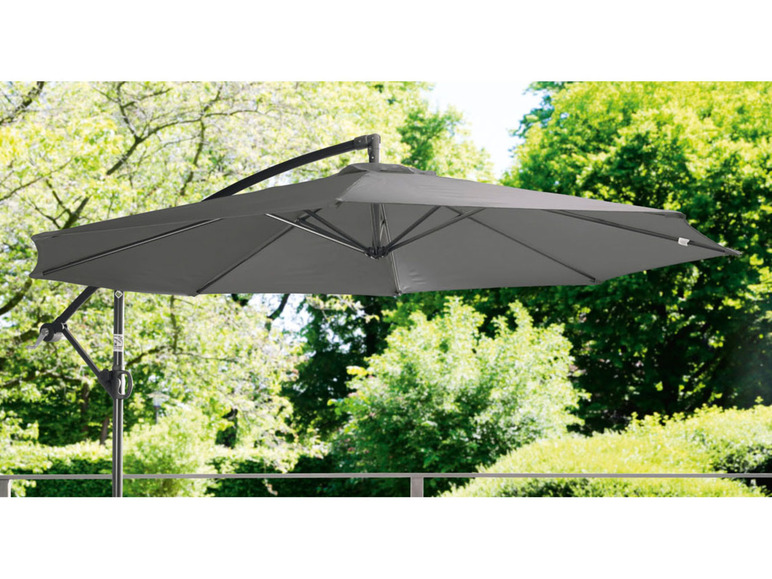 Ga naar volledige schermweergave: LIVARNO home Zwevende parasol Ø 300 cm - afbeelding 6