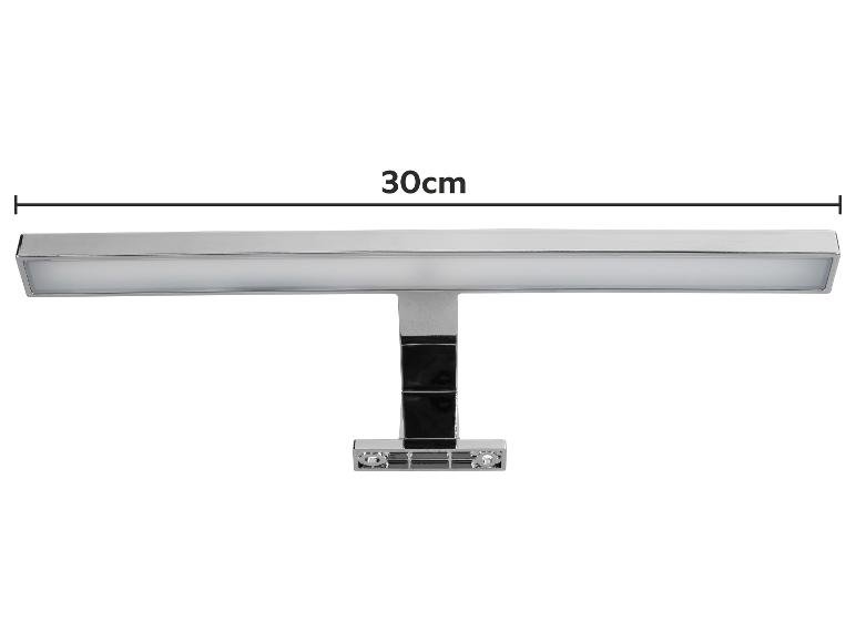 Chromen LED spiegelverlichting, 30 cm lang