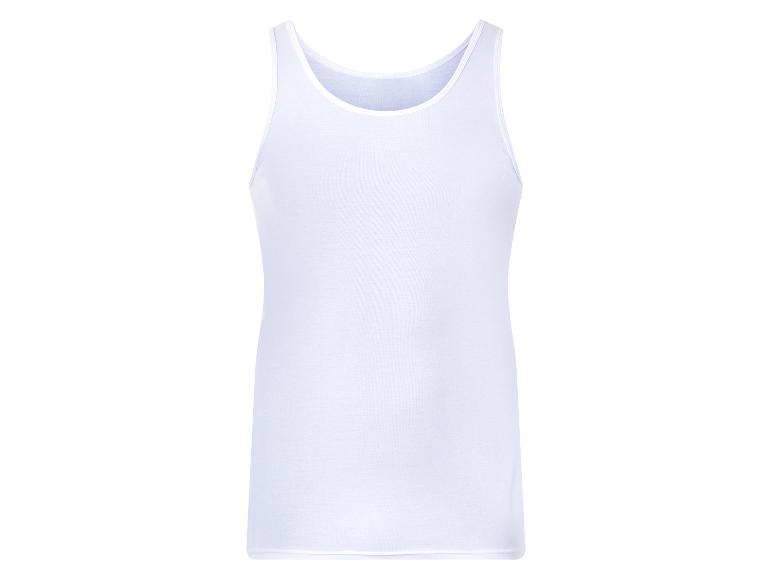 Witte, basic tanktop.