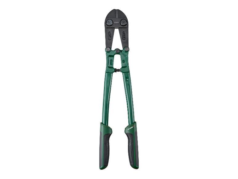 Groene Parkside boutenschaar met zwarte handvatten