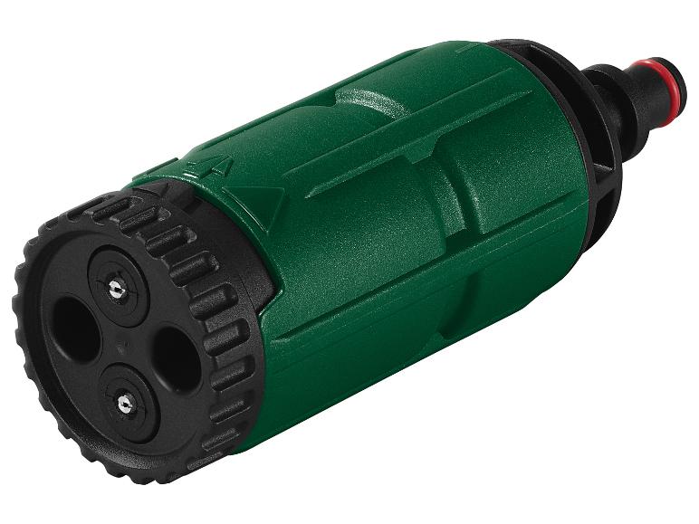 Groen slangmondstuk met meerdere sproeistanden