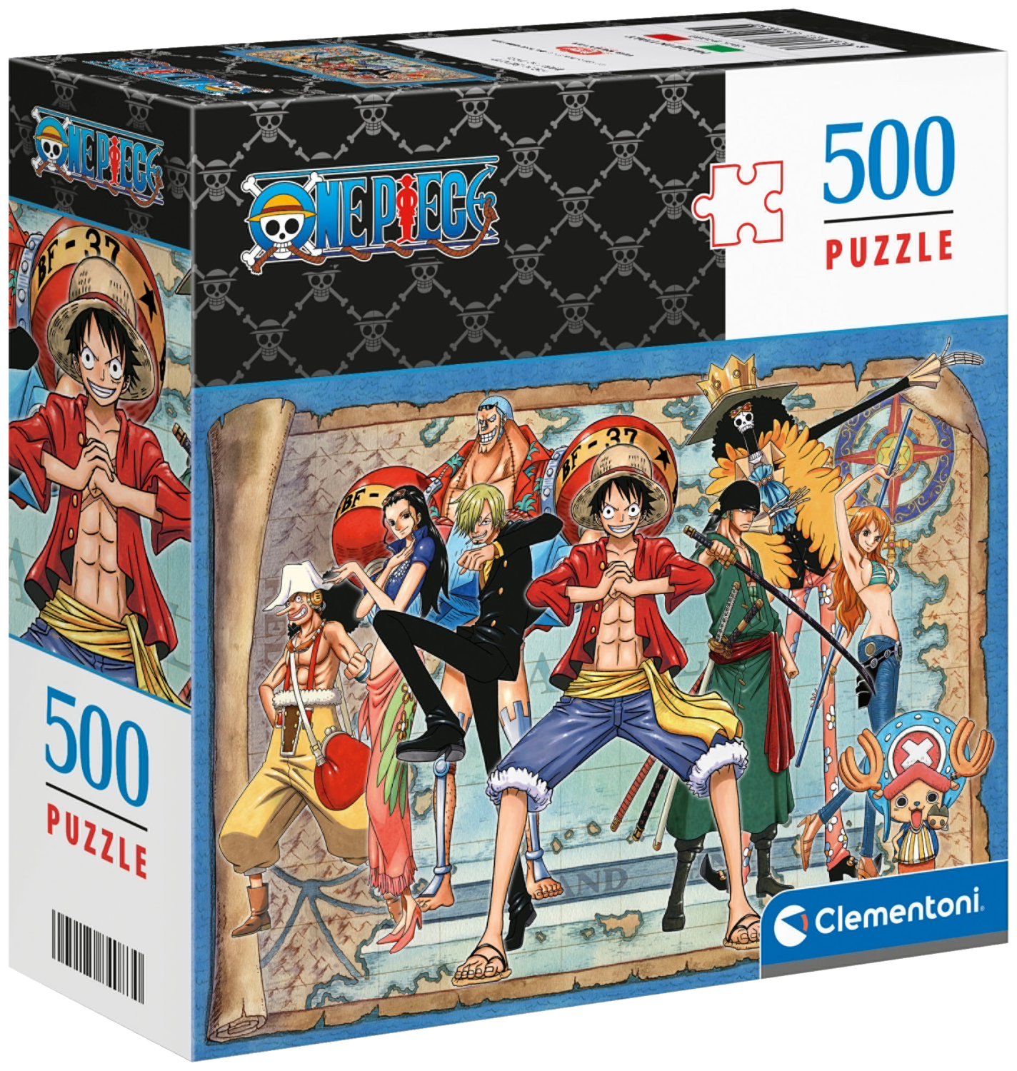 CLEMENTONI Puzzelset Dragon Ball of One Piece (One Piece - Bijeenkomst)