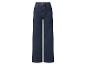 Donkerblauwe wide-leg damesjeans