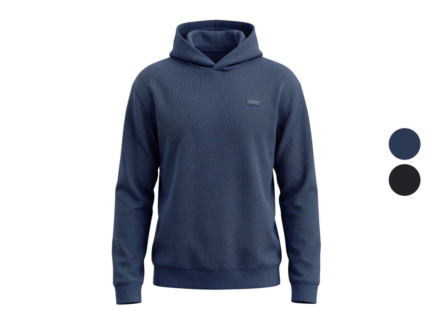 Heren hoodie »Jogi Löw«, met piquéstructuur
