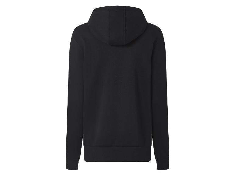 Zwarte hoodie, achterkant.