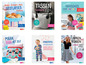 Boeken met naaipatronen voor tassen, kinderkleding en accessoires.