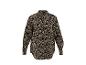 Leopardprint overhemd met lange mouwen en knoopsluiting