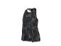 Zwart dames sporttopje met abstract patroon
