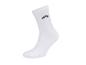 Witte sportsok met zwart logo