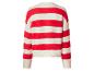 Rood-wit gestreepte trui, achteraanzicht