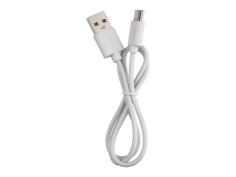 Witte USB-C naar USB kabel.
