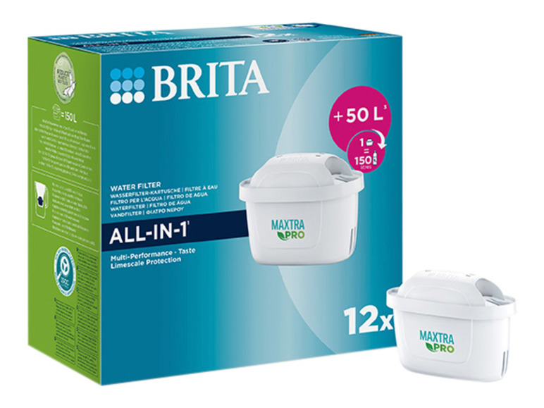 Brita Maxra Pro waterfilters voor een betere smaak en kalkbescherming