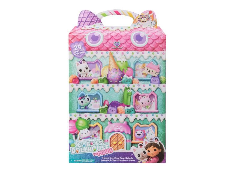 Gabby's Dollhouse Sweet Treat adventskalender met 24 verrassingen.