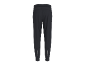 Zwarte sportbroek voor heren met reflecterende details en een elastische tailleband.