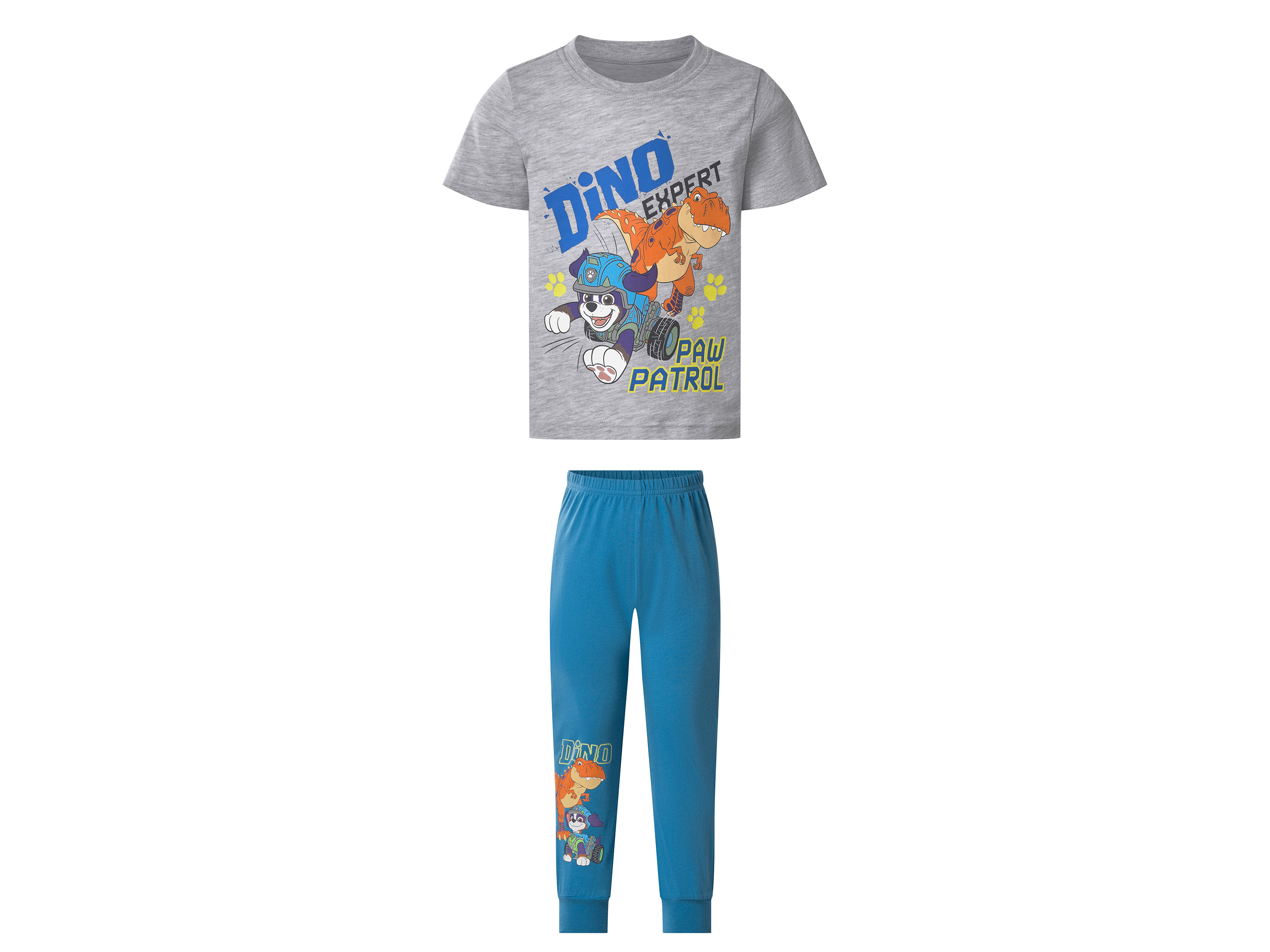LUPILU Paw Patrol kinder pyjama (Grijs/blauw, 122/128)
