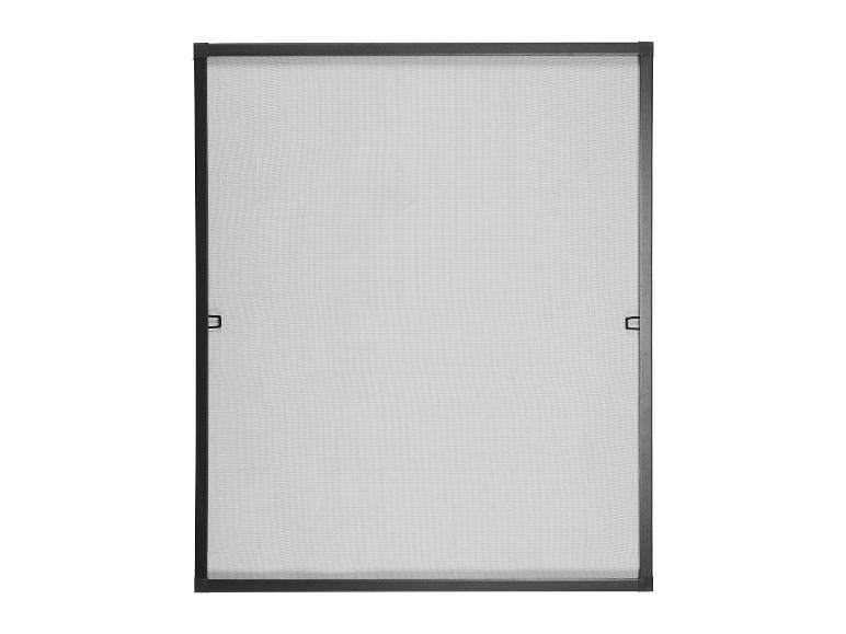 Rechthoekig insectennet met zwart frame en handgrepen