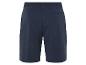 Donkerblauwe shorts met elastische tailleband.