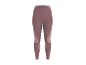 Donkerroze sportlegging met getextureerde panelen
