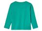 Een groene longsleeve met lange mouwen.