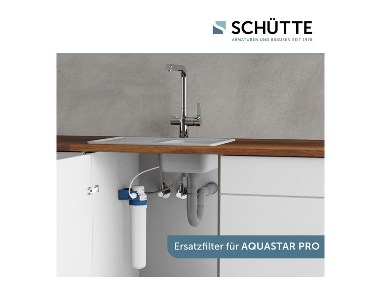 AQUASTAR PRO Keukenkraan met filtersysteem • Zwart mat • SCHÜTTE