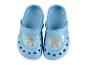 Blauwe kindersandalen met Frozen design.