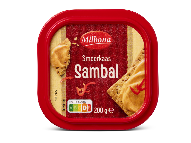 Milbona smeerkaas sambal, 200 g