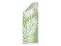 Groene strandhanddoek met palmbladpatroon