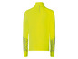 Geel hardloop shirt met reflecterende details op de mouwen.
